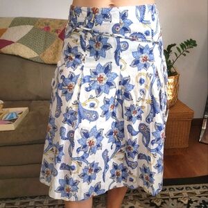 Tommy Hilfiger Paisley Midi Skirt size 6